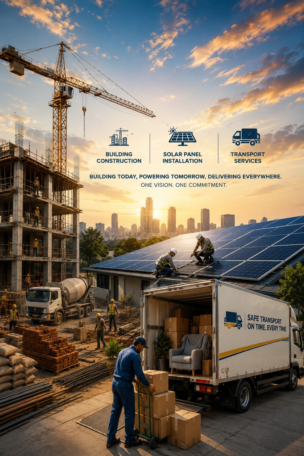 Premium residential construction elevation